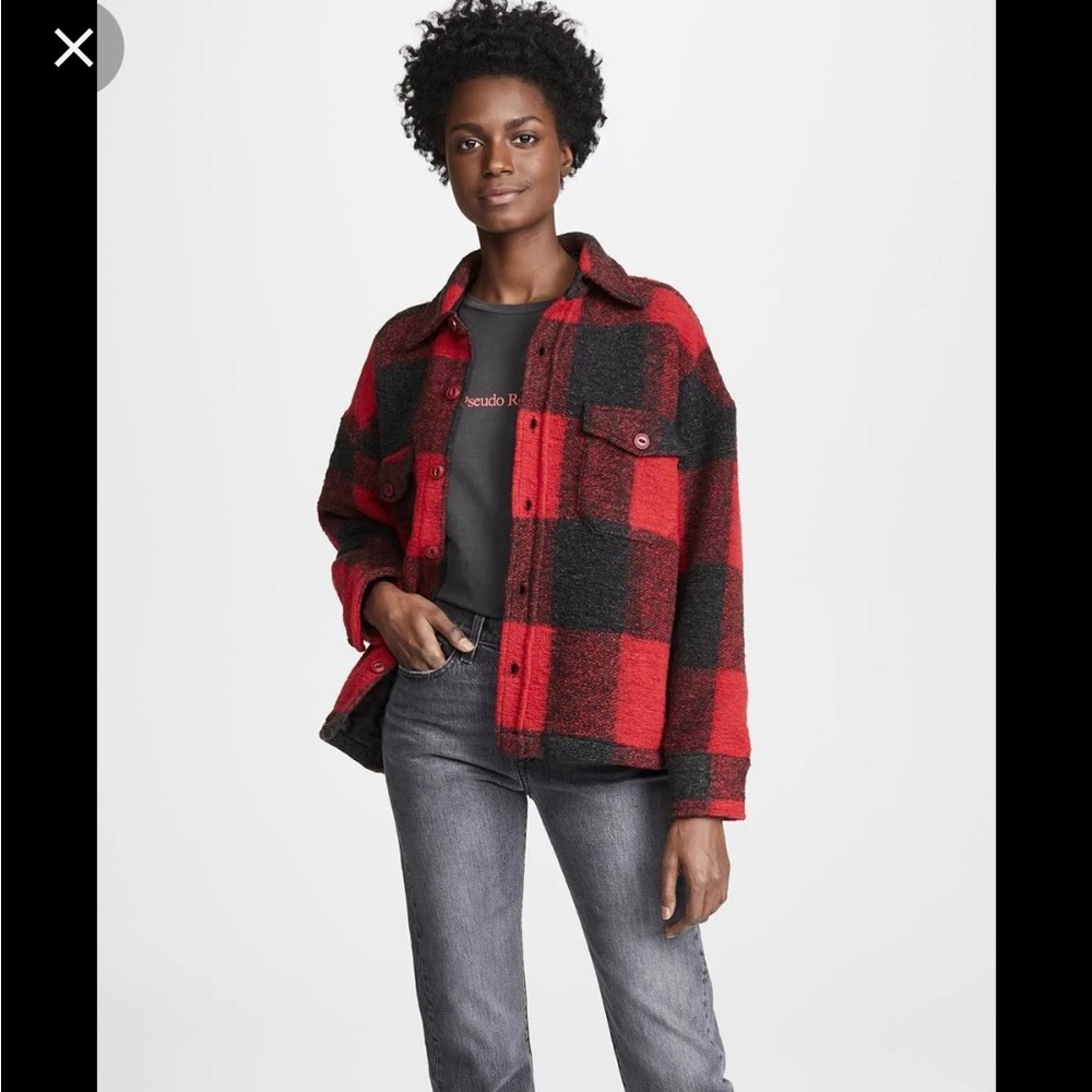 Anine Bing Bobbi Flannel Jacket